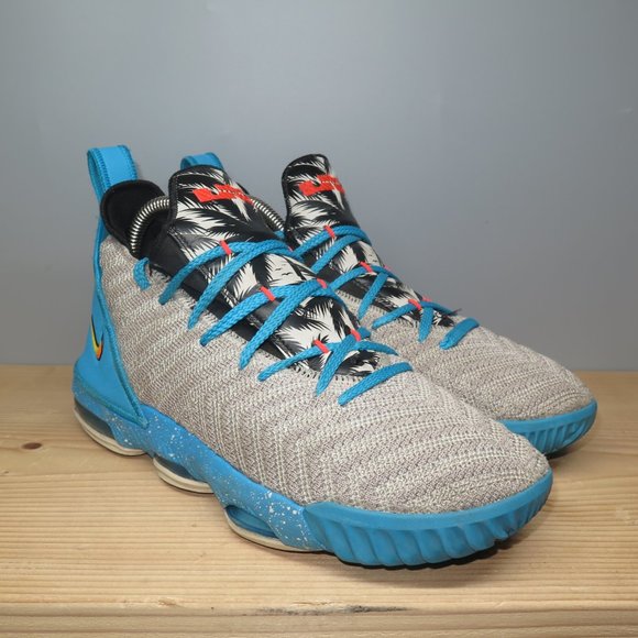 Nike Lebron XVI 16 GS South Beach Size 5.5Y - Picture 2 of 11